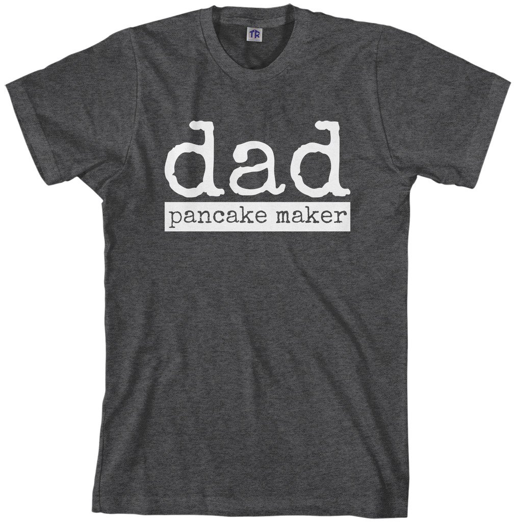 Threadrock Men's Funny Dad Pancake Maker Graphic T-Shirt - Comfortable Cotton Tee for Father's Day, Birthday & Casual Wear