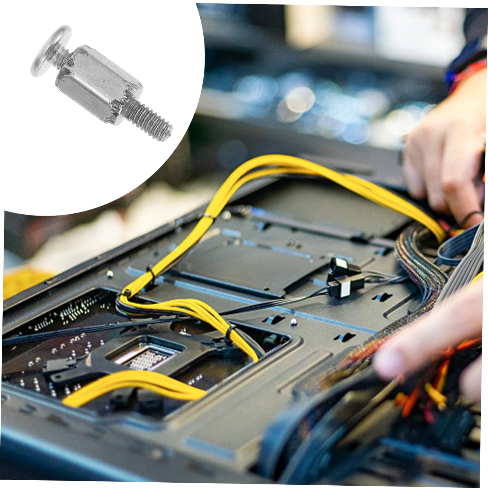 Gatuida 60pcs Laptop SSD Screws & Stand for Hard Drive Mounting - Perfect for Computer & Monitor Setup
