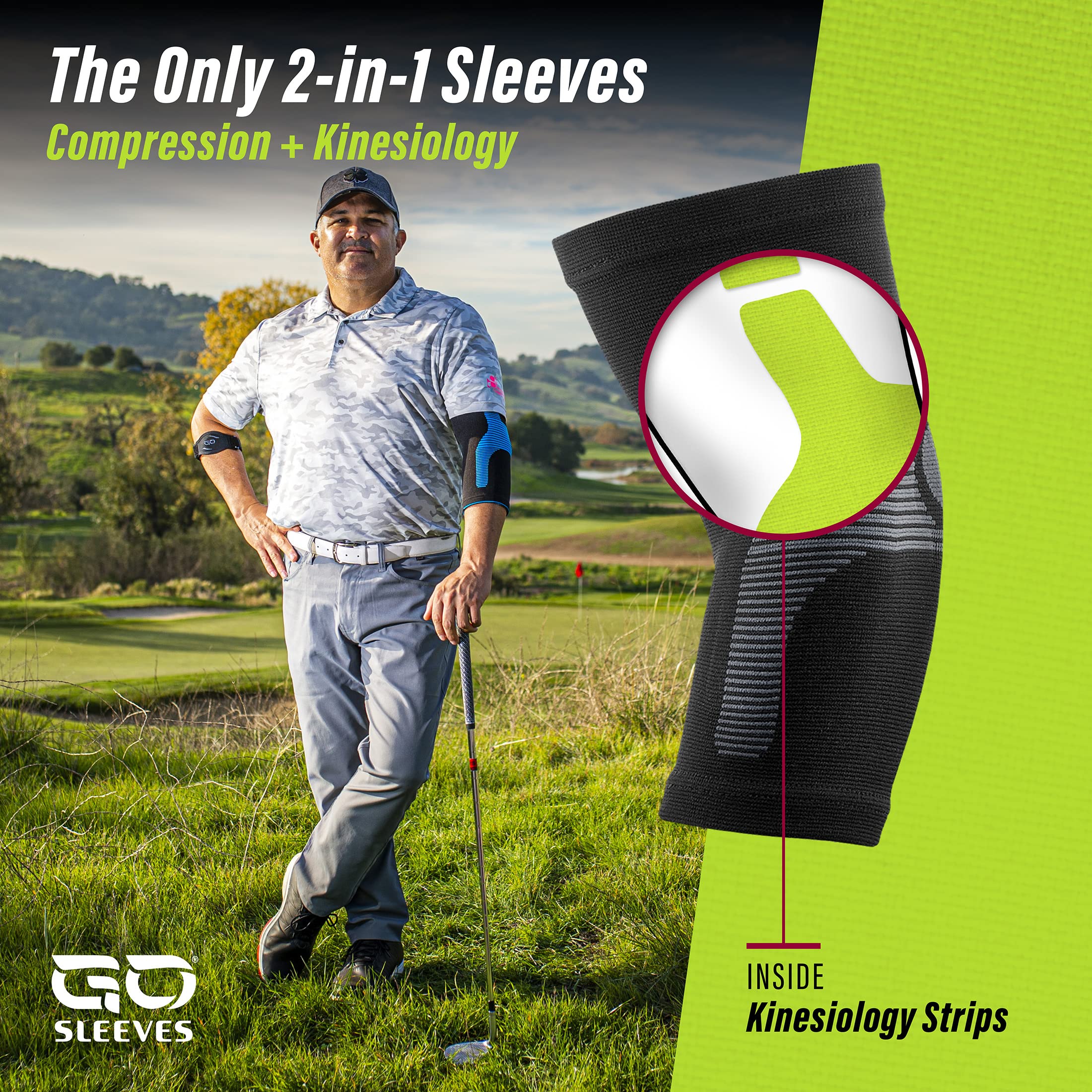 Premium Compression Elbow Sleeves for Tendonitis & Joint Pain Relief - Tennis Golf Weightlifting Support - Breathable Kinesiology Arm Sleeves for Men & Women - Ideal for Sports Recovery & Arthritis Support