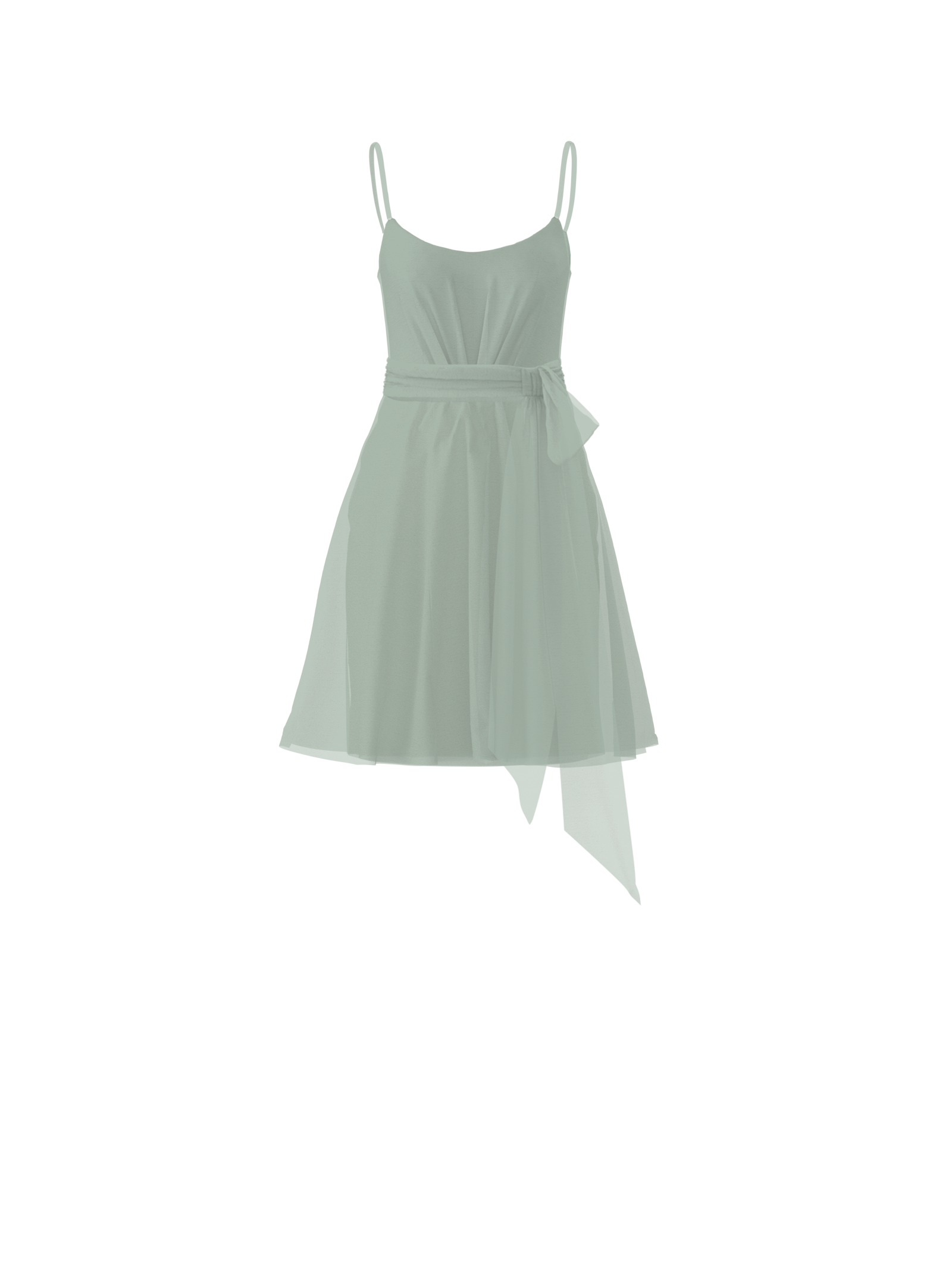 Campbell Bodice & Carla Skirt Set with Sash Belt in Sage Green - Perfect for Vintage-Inspired Outfits and Themed Events