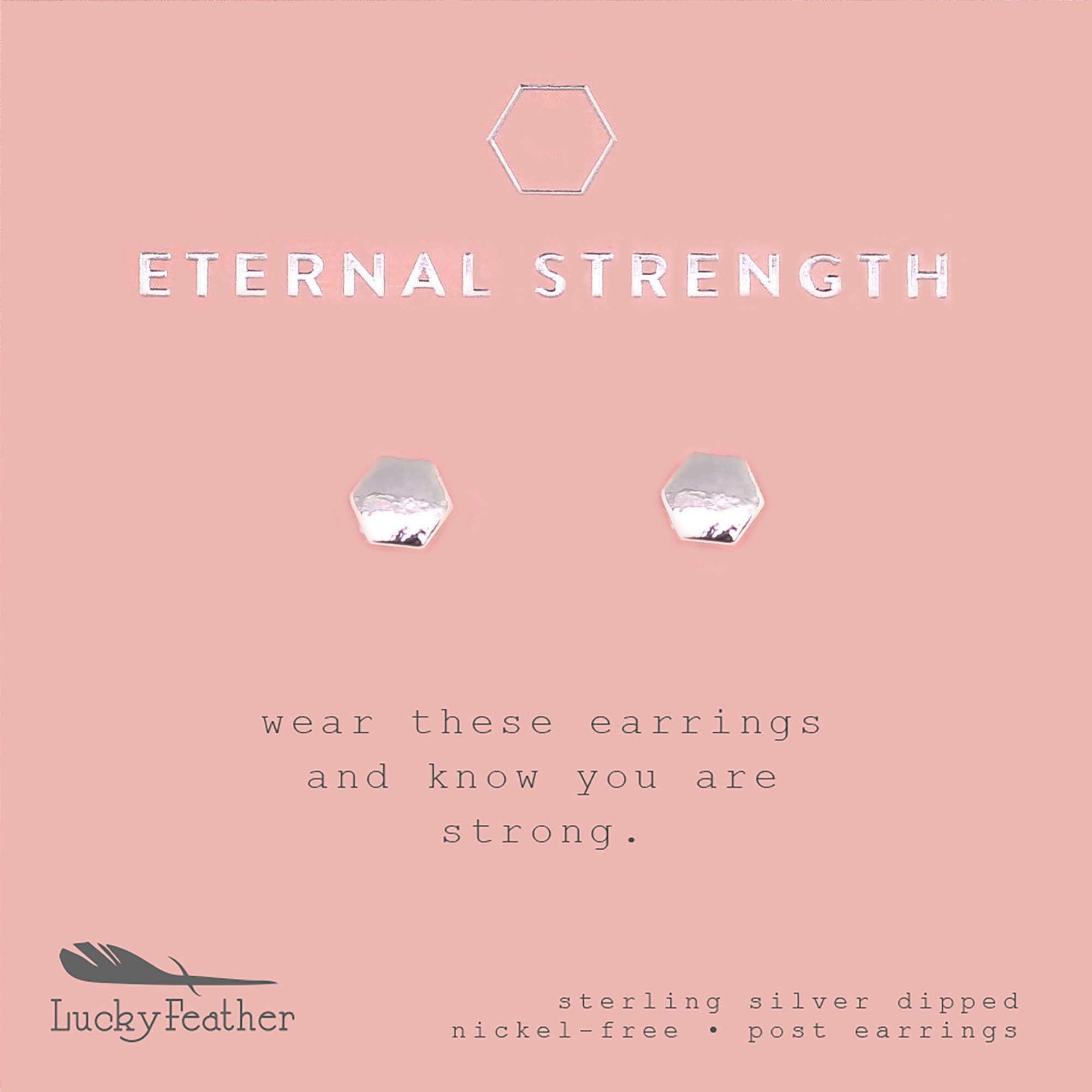 14k Gold Plated Small Stud Earrings for Women - Lucky Feather Design, Dainty Post Earrings with Sentimental Message Card - Perfect Gift for Teens & Women, Ideal for Everyday Wear, Special Occasions & Gifting