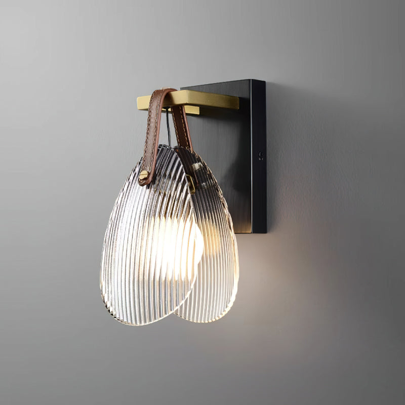 Elegant Pearl Shell Wall Lamp - Modern Coastal Decor Lighting for Bedroom, Living Room & Bathroom