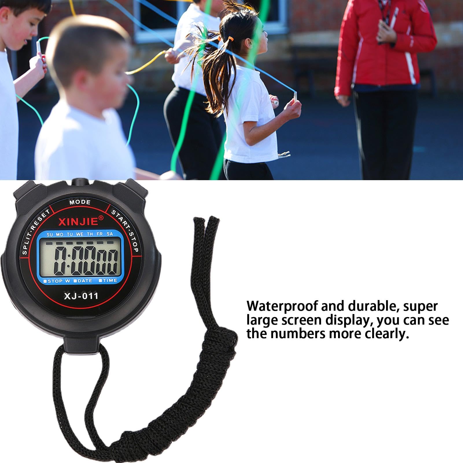 Jubepk Sports Countdown Timer | Large Lightweight Digital Stopwatch, Reusable & Accurate for Athletes, Swimming Timer, Competition & Fitness Training - Perfect for Swim Meets, Track Events & Gym Workouts