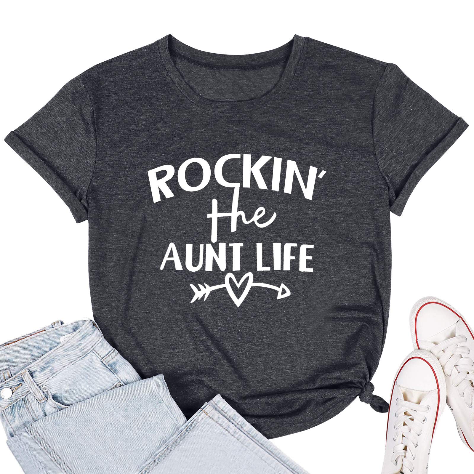 Funny Women's Graphic T-Shirt - Summer Short Sleeve Letter Print Tee with Crew Neck | Casual Wear, Weekend Outfits & Gift Ideas