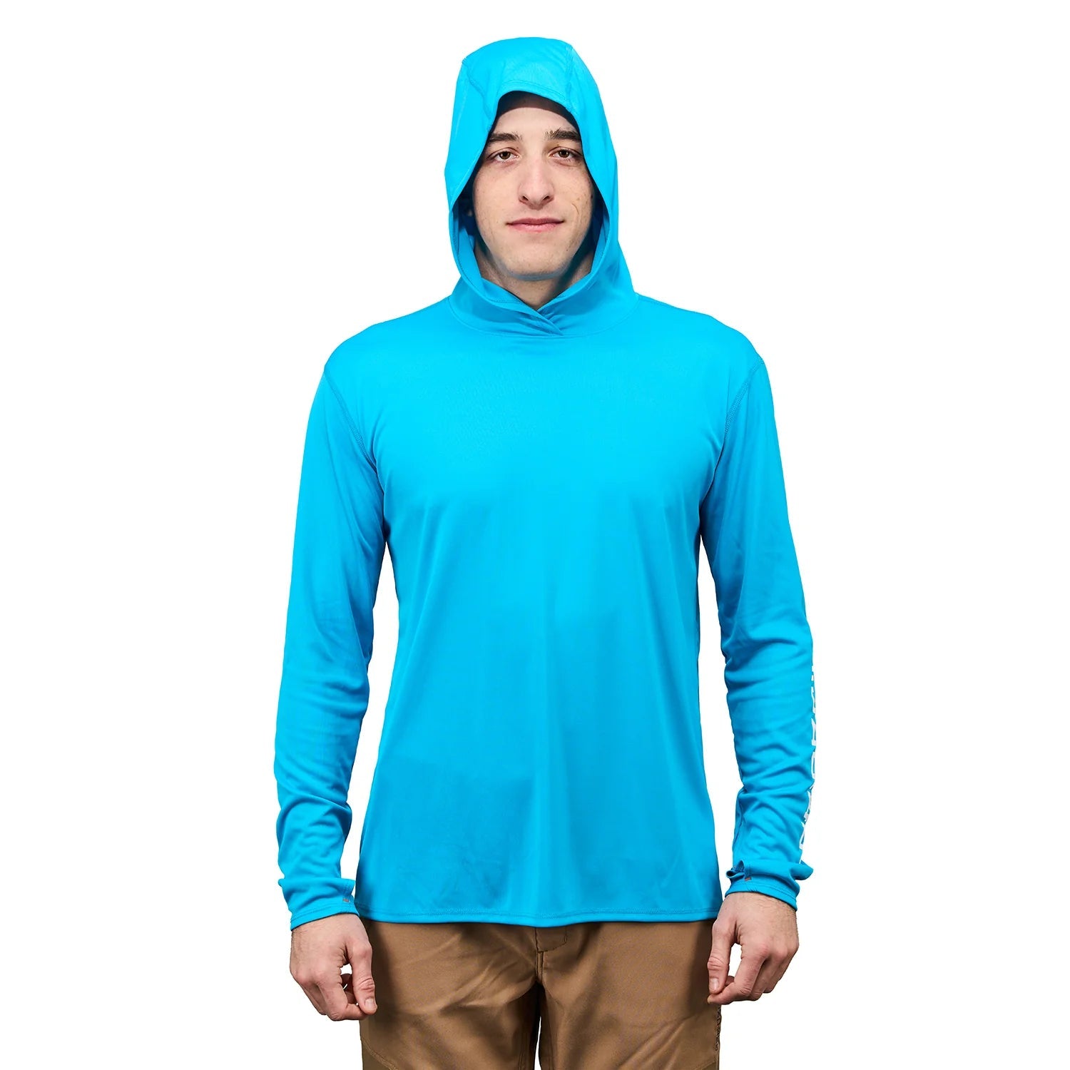 Grundéns Men's UV Protection Sun Hoodie - Long Sleeve Fishing Shirt with UPF 50+ for Outdoor Activities, Hiking, and Water Sports