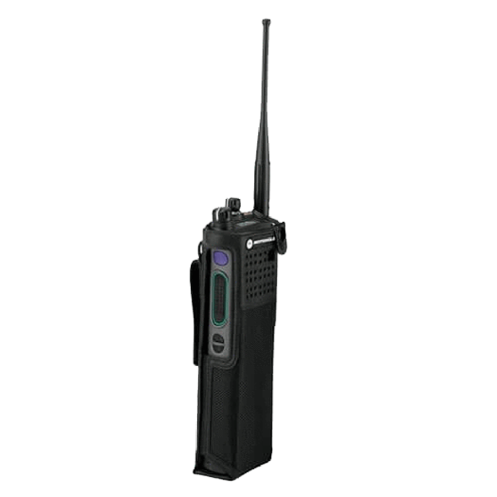 Motorola PMLN5328 Durable Carry Case for Two-Way Radios - Protective Pouch for Motorola Walkie Talkies, Ideal for Outdoor Adventures, Construction Sites & Emergency Communication