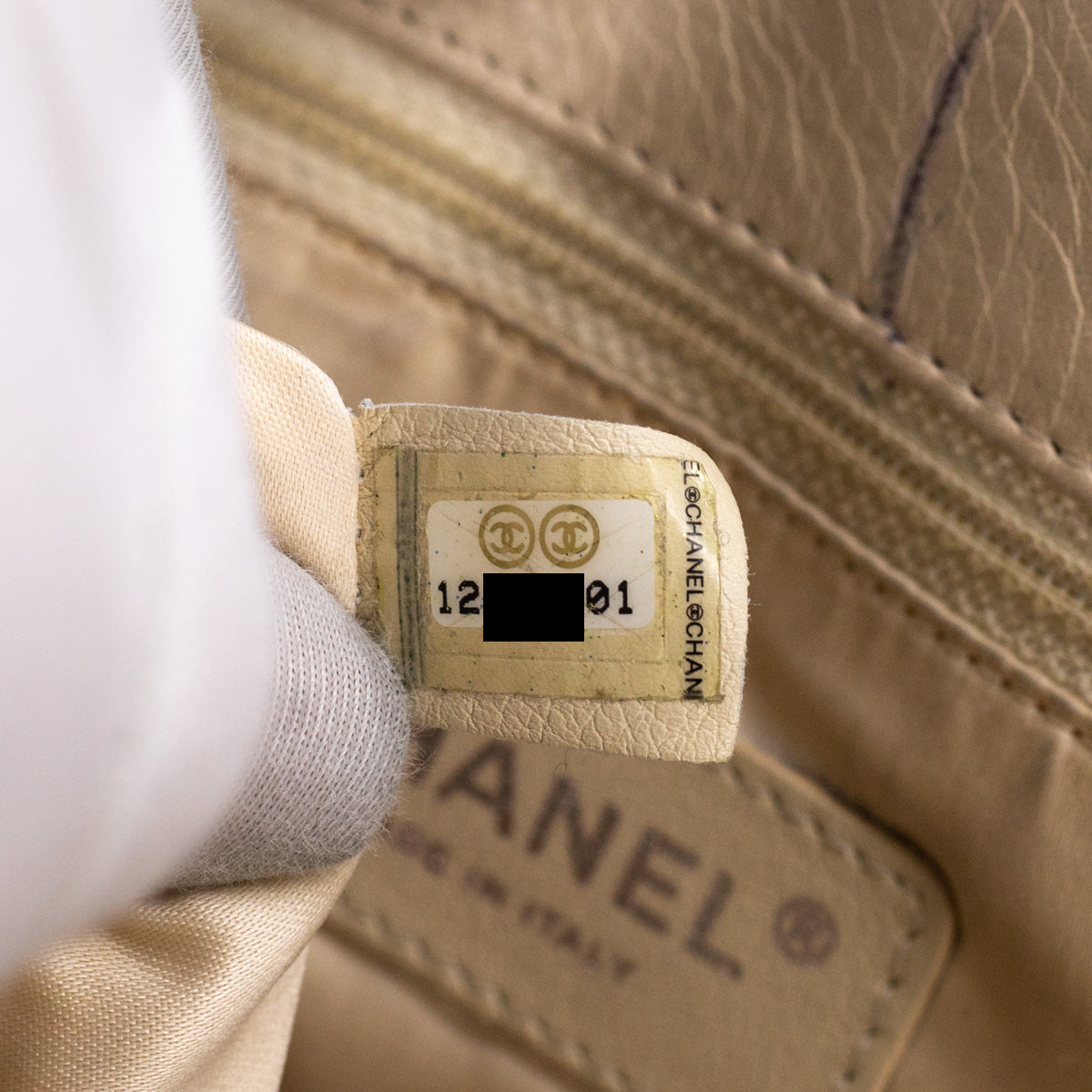 Chanel Quilted Calfskin Shoulder Bag in Cream | Luxury Designer Handbag for Women | Perfect for Work, Date Night & Special Occasions