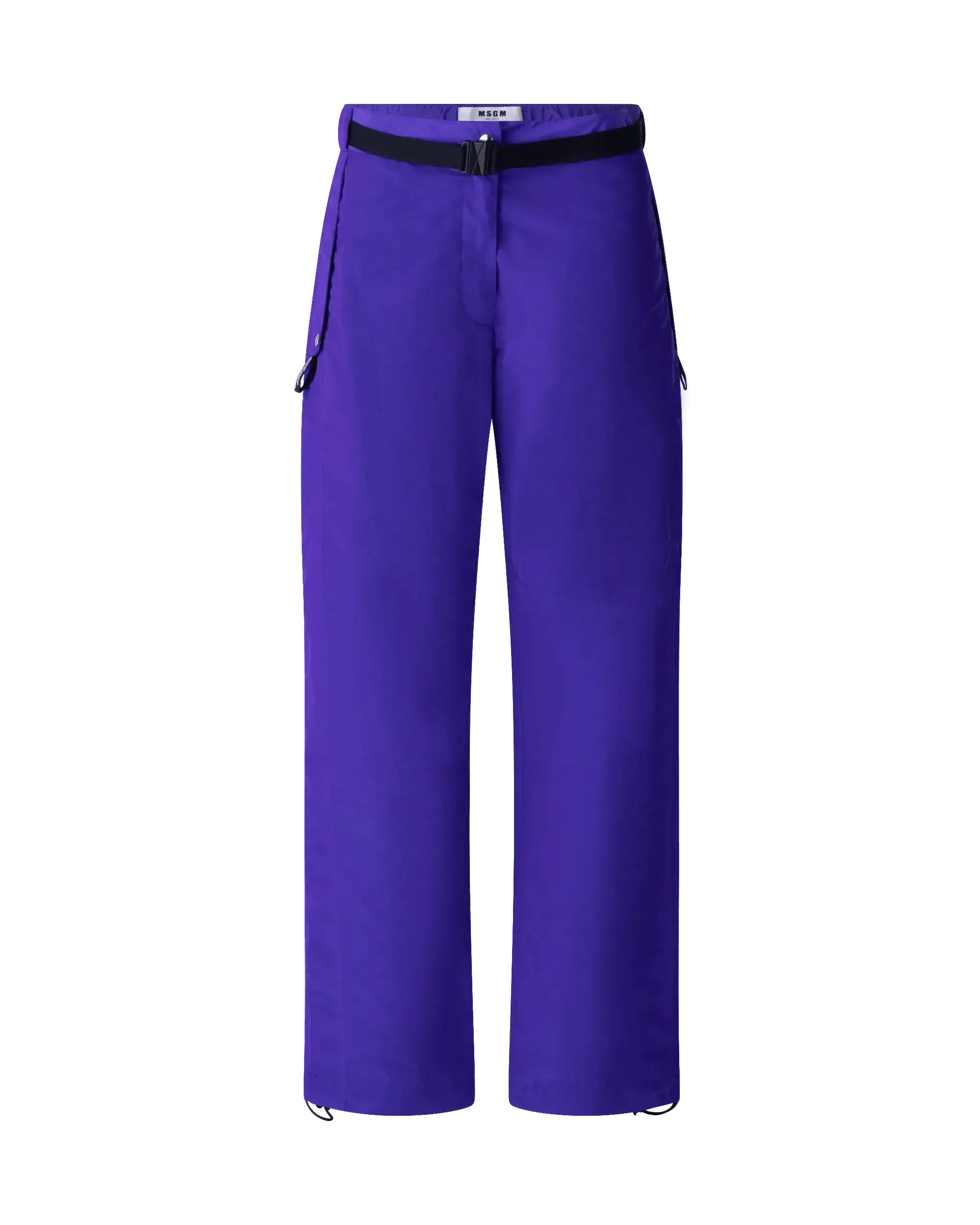 Men's Casual Belted Nylon Pants - Lightweight Travel & Outdoor Hiking Trousers with Adjustable Waist