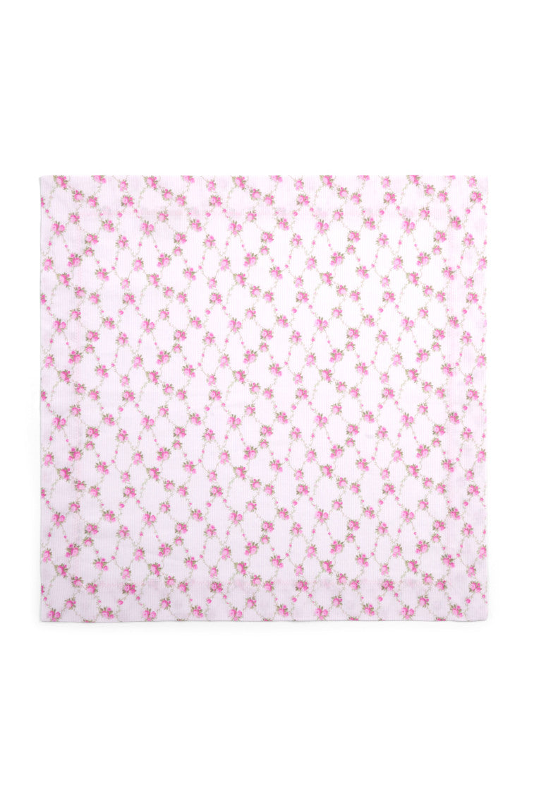 Elegant Floral Napkins Set of 4 - Premium Cotton Table Linens for Dinner Parties, Weddings & Home Decor