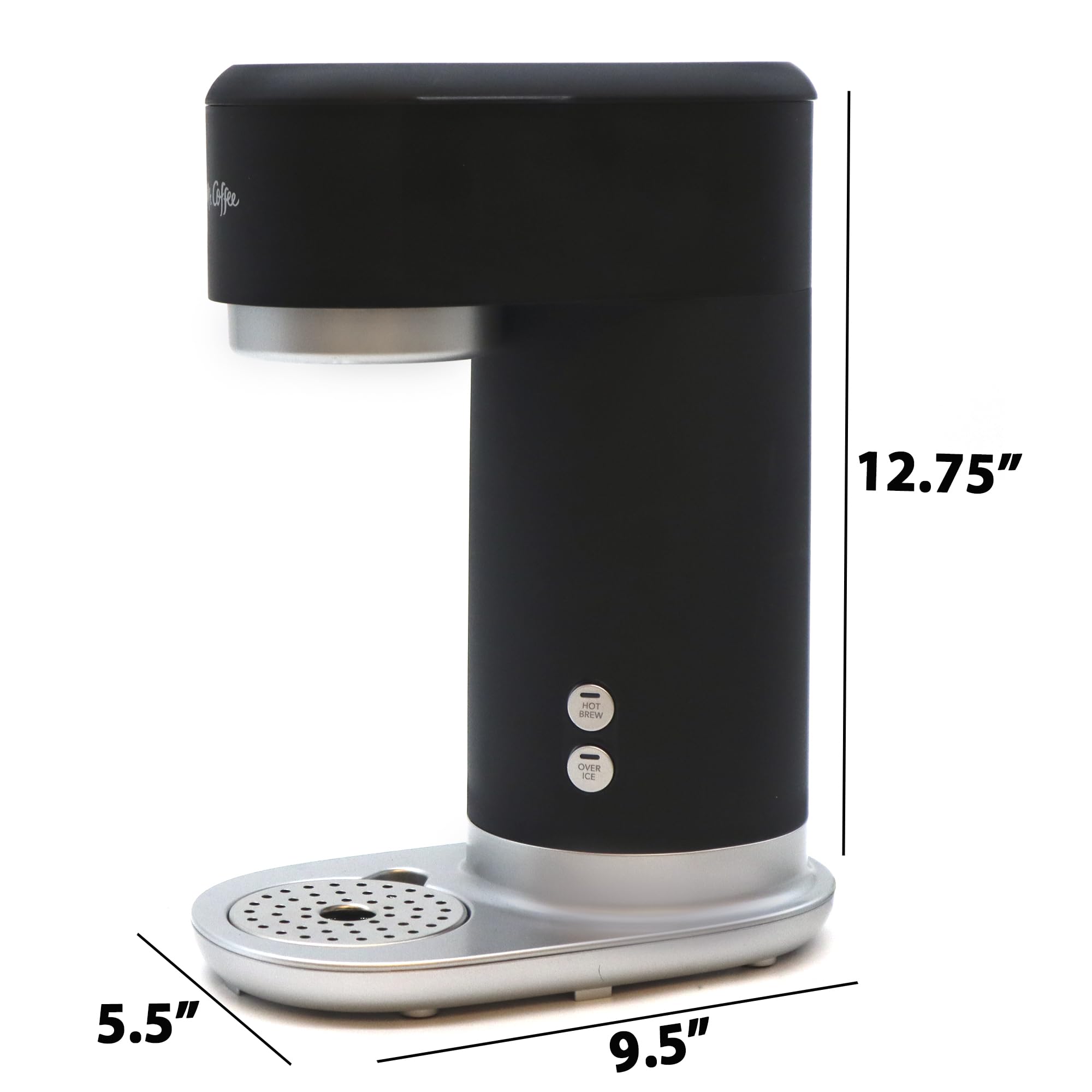Mr. Coffee Iced & Hot Single Serve Maker with Tumbler for Home & Office