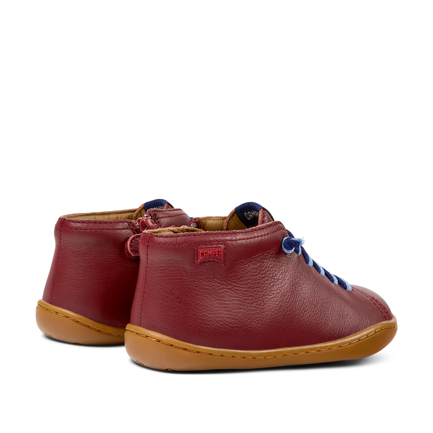 Burgundy Camper Kids Peu Cami - Comfortable & Stylish Children's Shoes for Outdoor Adventures & Everyday Wear