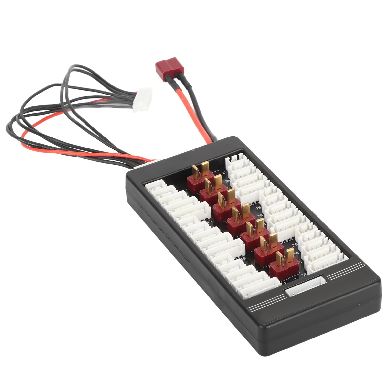 Hilitand Parallel Charging Board for LiPo LiFe Batteries - Balance Charger Adapter Plate with Connecting Cable - Perfect for RC Drones, Airplanes, and Multi-Battery Charging