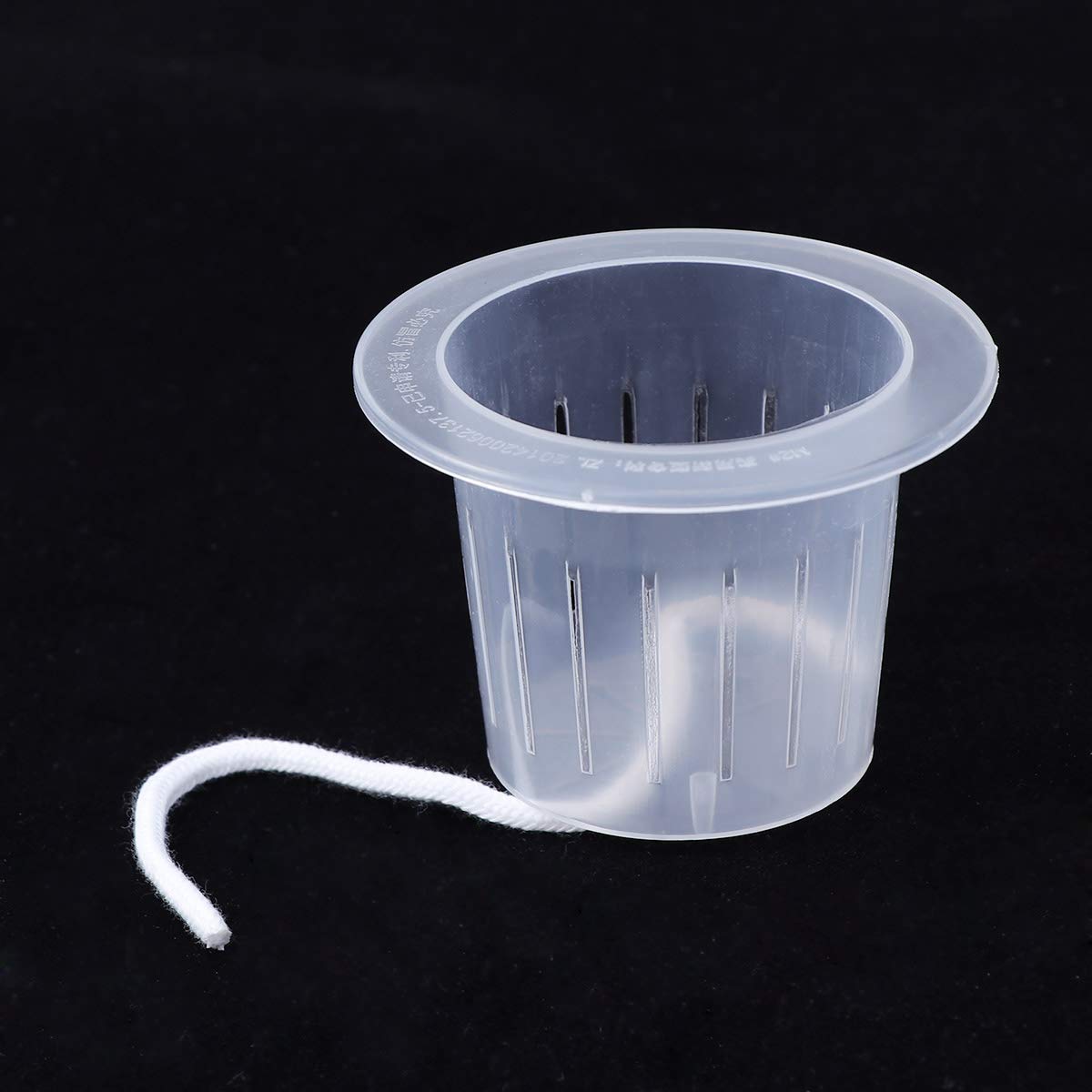 10pcs Clear Hydroponic Net Pots with Holes - Aquaponics Plant Rope Bucket Cups for Orchids, Herbs & Vegetables - Durable Garden Root Tool for Indoor/Outdoor Hydroponic Systems & Vertical Gardening