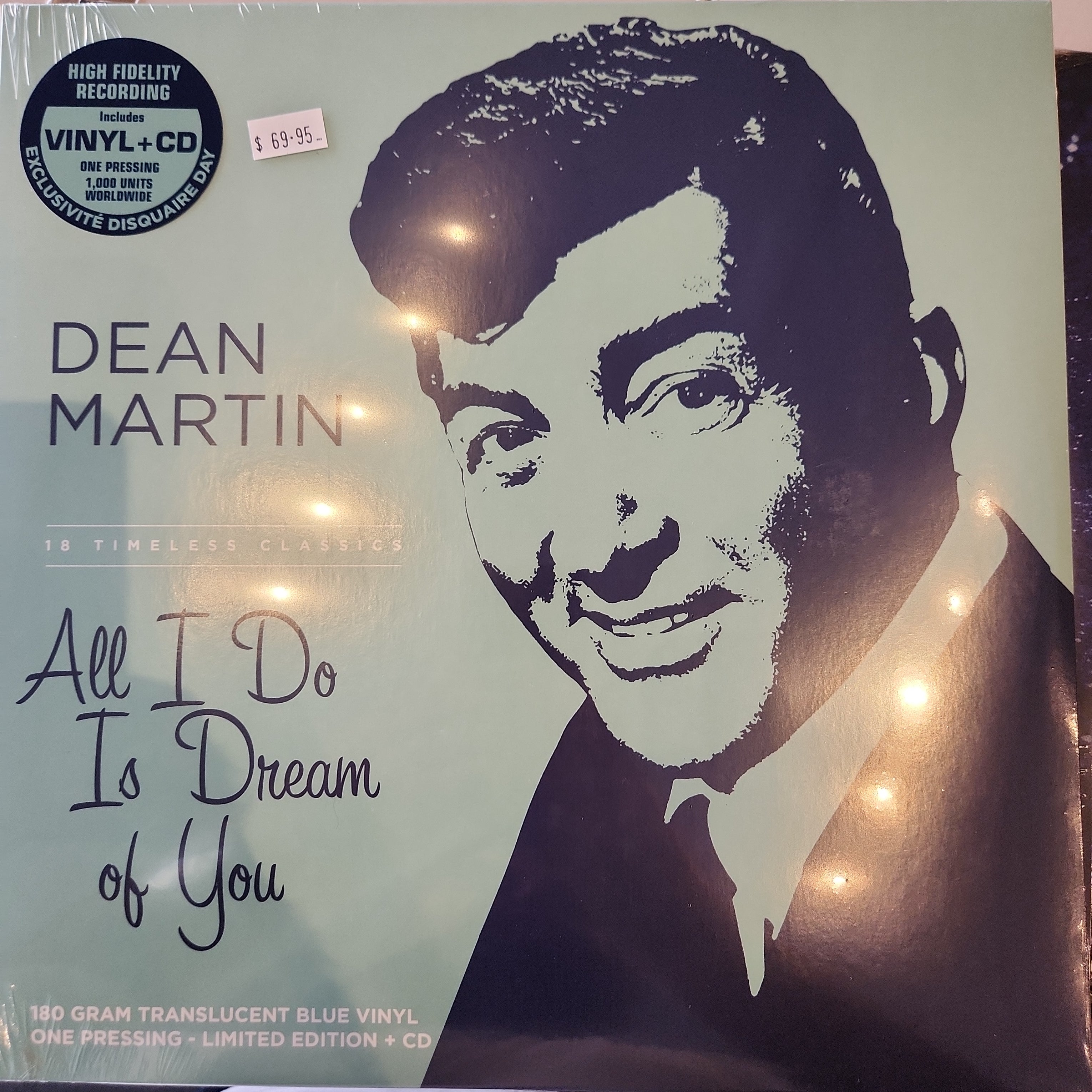 Dean Martin - All I Do Is Dream (Limited RSD Color Vinyl Record) | Vintage Music Collectible, Perfect for Vinyl Enthusiasts & Home Decor