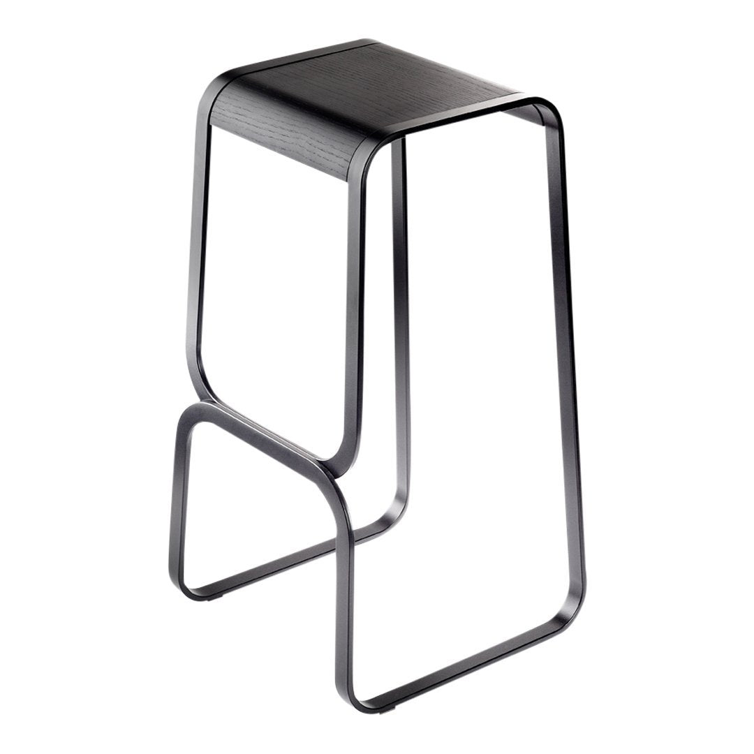 Modern Continuum Bar Stool - Adjustable Height Counter Stool with Backrest - Comfortable Kitchen Island & Home Bar Seating for Dining & Entertaining