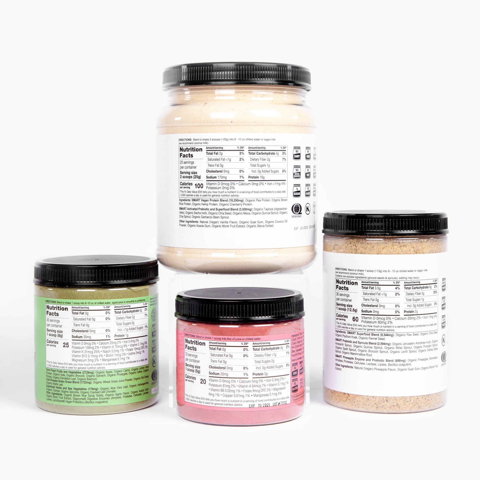 SMART Pressed Juice Cleanse Maintenance Bundle - Organic Detox & Weight Loss Support - Perfect for Post-Cleanse, Wellness Routines & Healthy Lifestyle