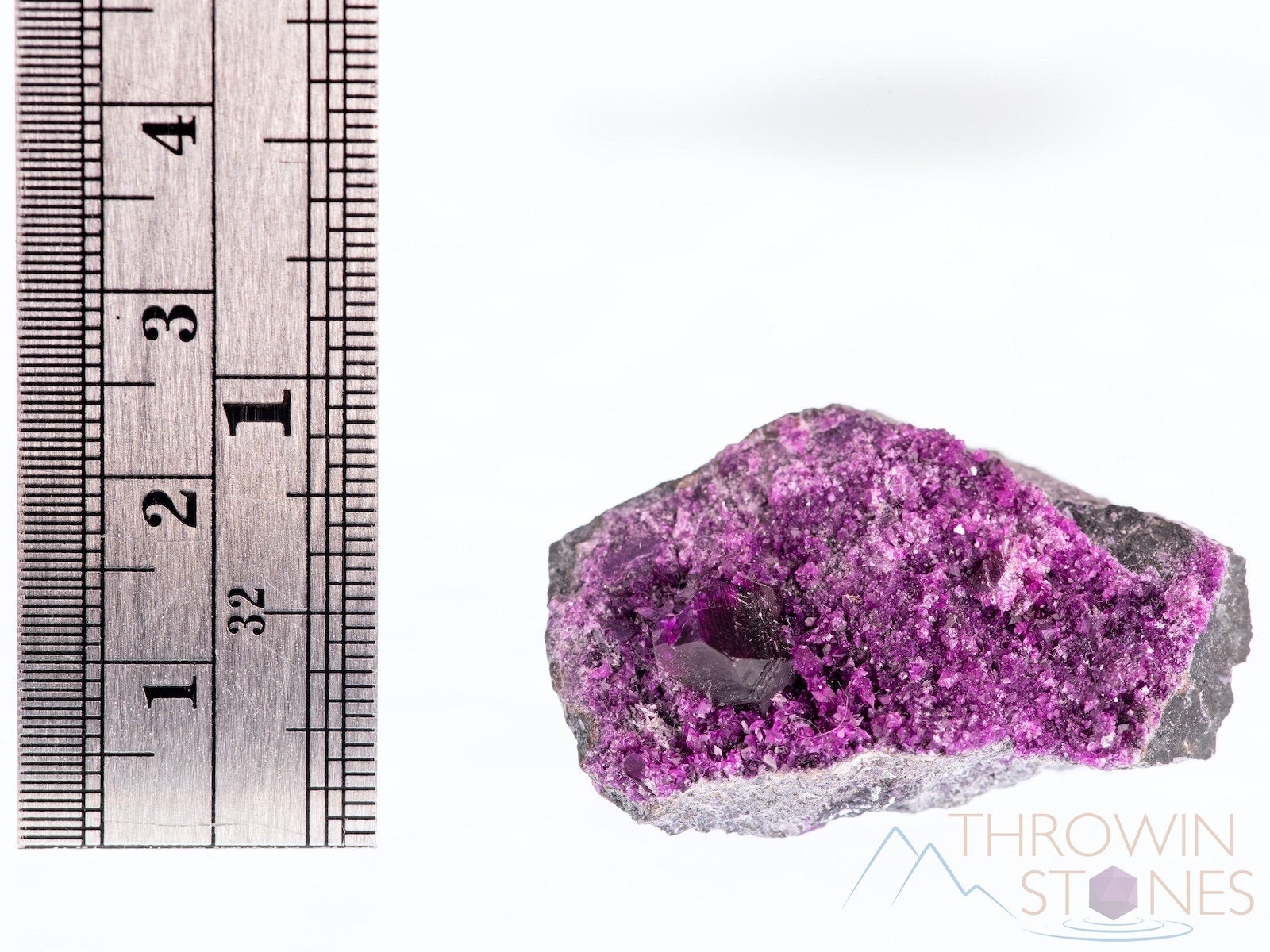KAMMERERITE Raw Crystal Cluster - Natural Healing Stone for Home Decor, Housewarming Gift & Spiritual Energy | Perfect for Meditation, Feng Shui & Office Desk Decor