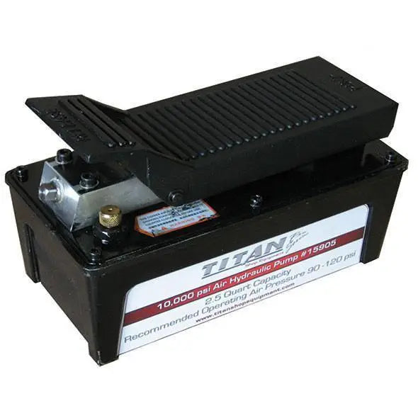 AME Titan Air Hydraulic Pump 10,000 PSI Heavy Duty (2.5 Quart) - Ideal for Industrial Equipment, Automotive Repair, and Construction Machinery