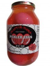 Pickled Red Eggs - 1/2 Gallon Jar | Traditional Chinese Preserved Eggs | Perfect for Salads, Snacks & Asian Cuisine | Ready-to-Eat Gourmet Food