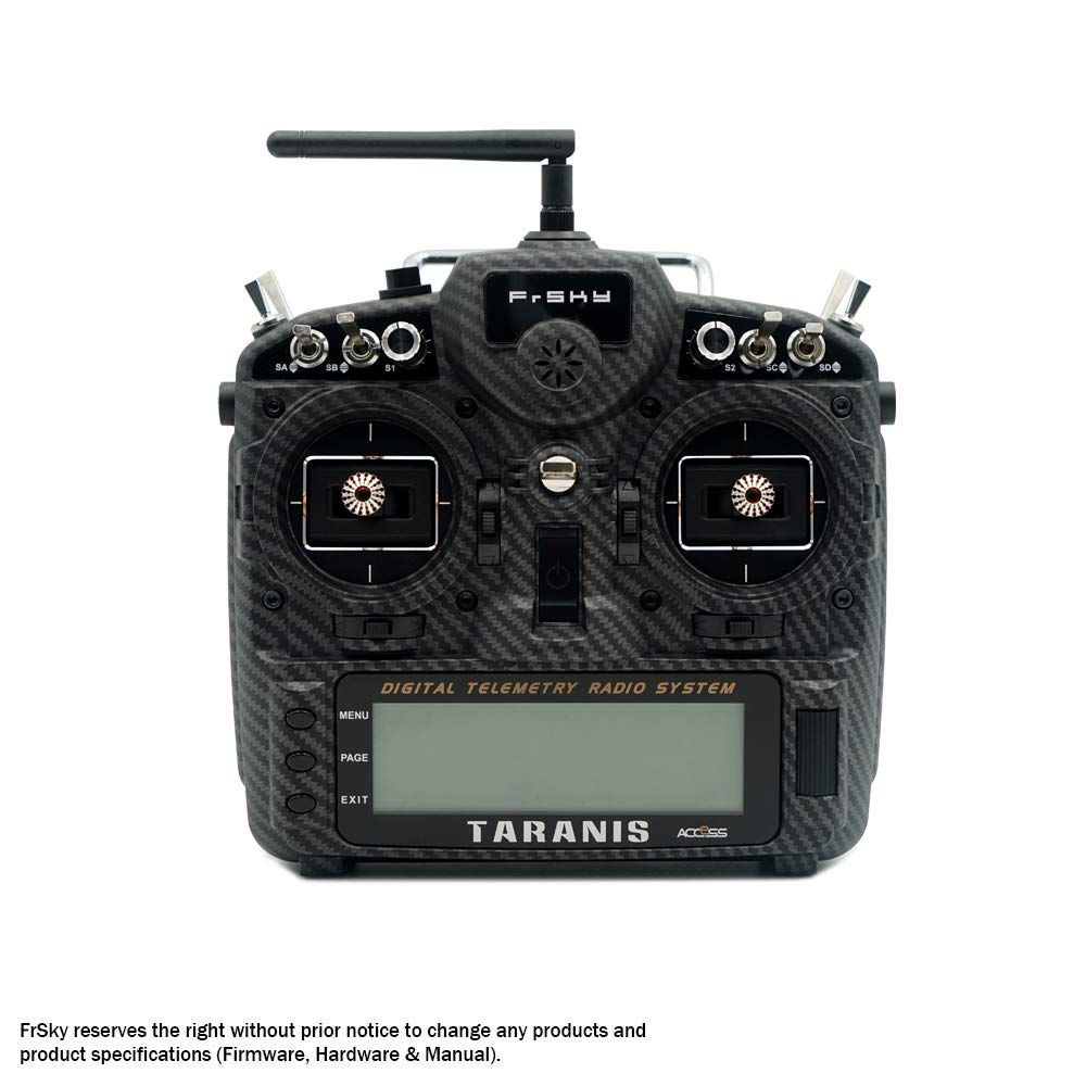 FrSky Taranis X9D Plus SE 2019 24CH RC Transmitter with Wireless Trainer Function - Carbon Fiber Edition for Drone Racing & FPV Flying