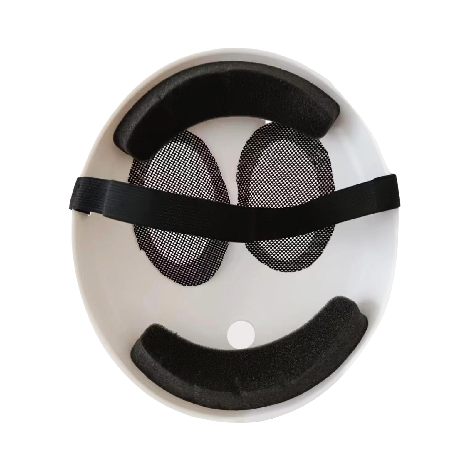 White Shy Guy Mask - Anime & Halloween Cosplay Costume Accessory - Perfect for Halloween Parties, Cosplay Events, and Themed Gatherings