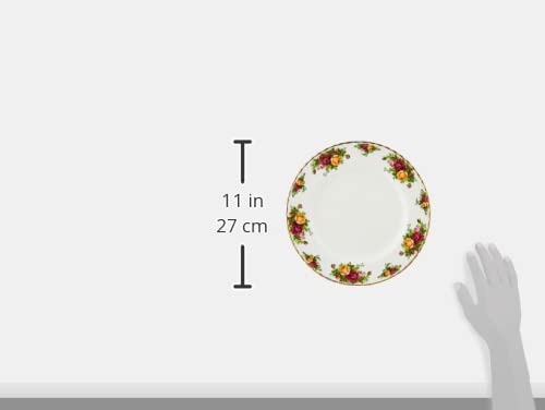 Royal Albert Old Country Roses 4-Piece Place Setting - Elegant English Bone China Tea Cup Set for Afternoon Tea, Bridal Shower & Wedding Gifts