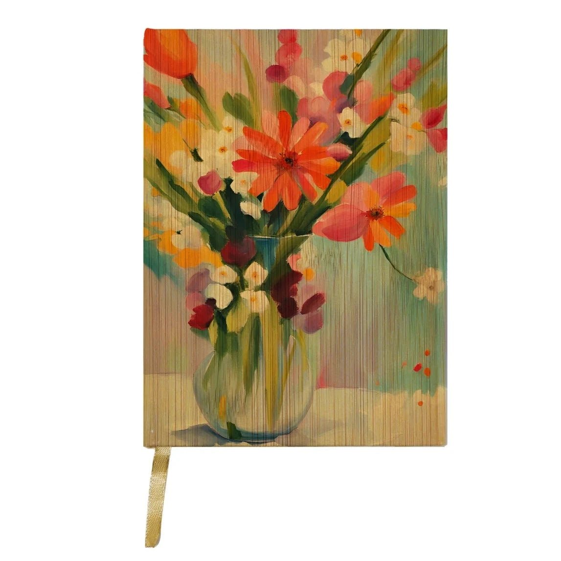 Bright Flowers in Vase Journal - Floral Themed Notebook for Writing & Sketching - Perfect for Journaling, Planning, and Creative Inspiration
