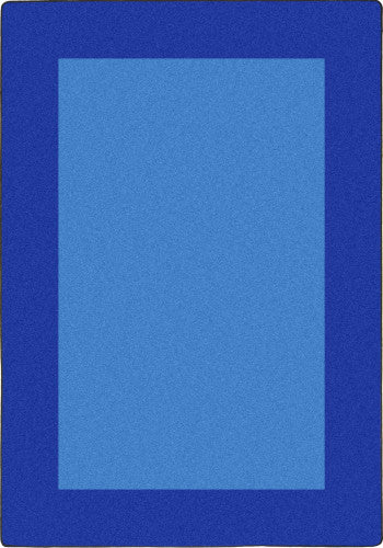 Premium 10'9 x 13'2 Rectangle Area Rug in Blue - Soft All-Around Carpet for Living Room, Bedroom & Office Decor