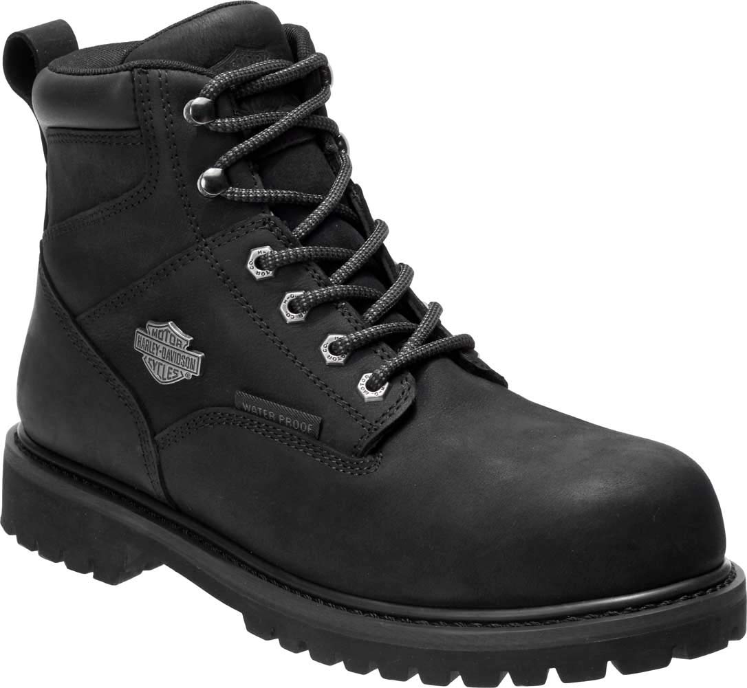 Harley-Davidson Men's Gavern Waterproof Leather Motorcycle Boots - Durable Riding & Casual Wear for Bikers & Outdoor Enthusiasts