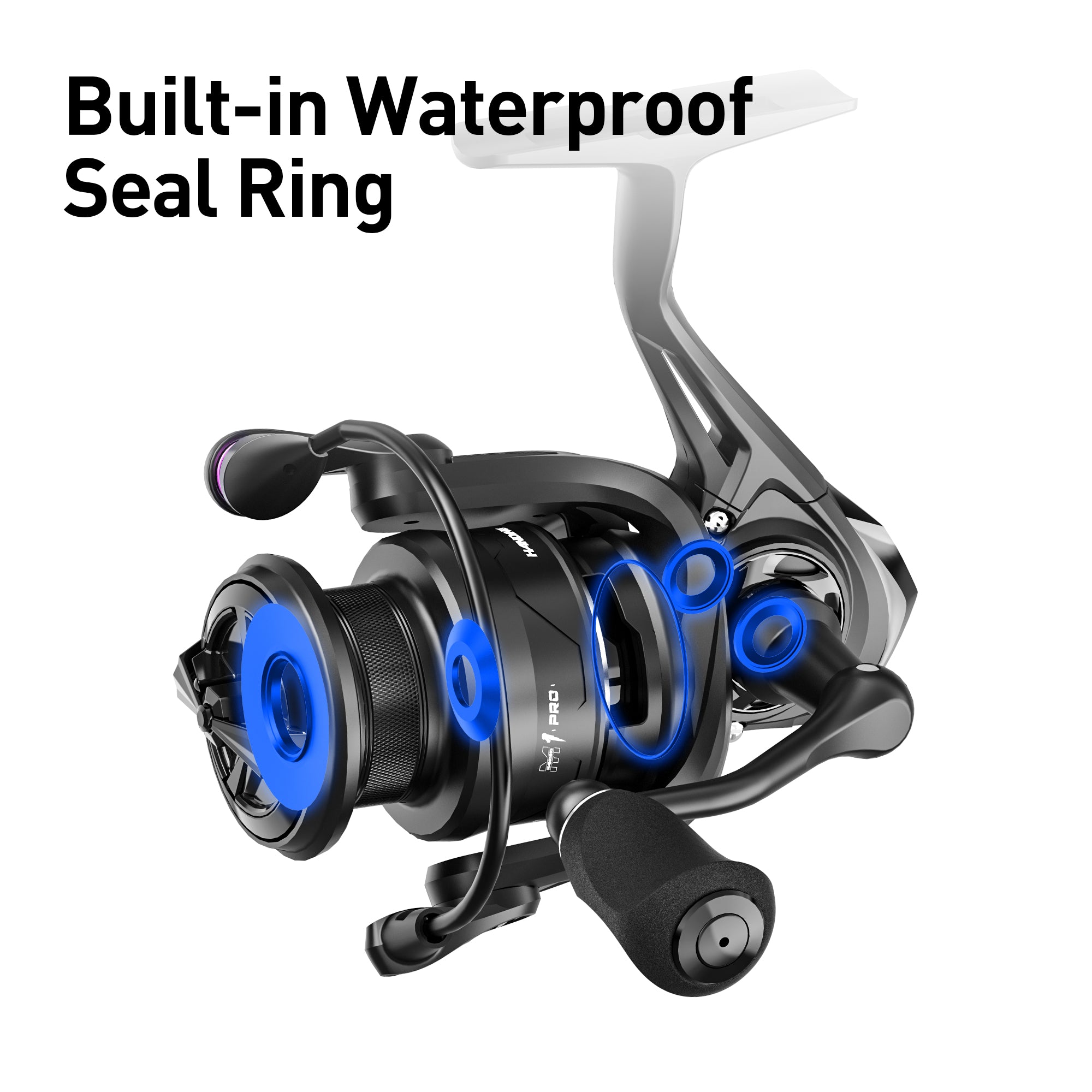 Premium HANDING M1 Pro Spinning Reel - High Performance Fishing Reel with Smooth Drag System | Perfect for Freshwater & Saltwater Fishing, Bass, Trout & Offshore Angling
