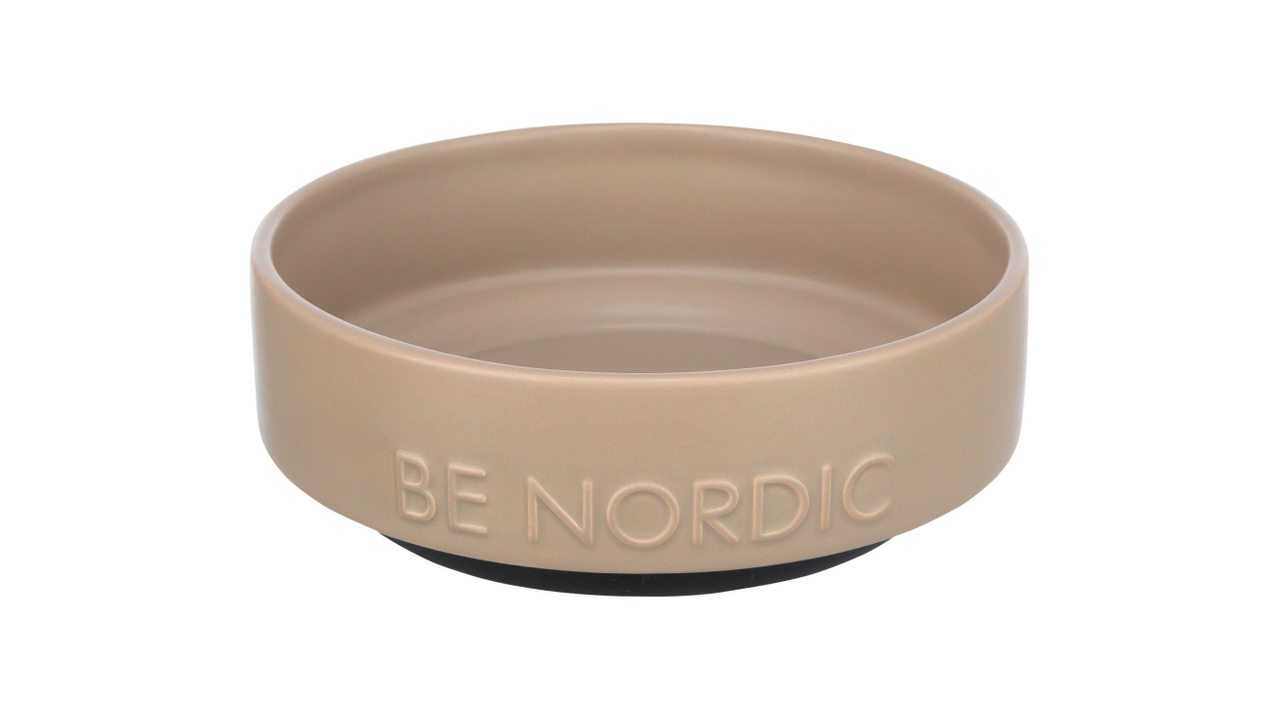 BE NORDIC Non-Slip 500ml Bowl - Taupe Color, Durable & Stylish for Soup, Salad, Cereal - Perfect for Home, Office & Outdoor Dining