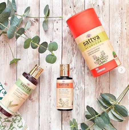 Sattva Ayurveda Brahmi Amla Hair Oil - 100ml | Natural Hair Growth & Scalp Care Treatment | Nourishing Oil for Stronger, Healthier Hair | Perfect for Daily Hair Care Routine & Ayurvedic Scalp Massage