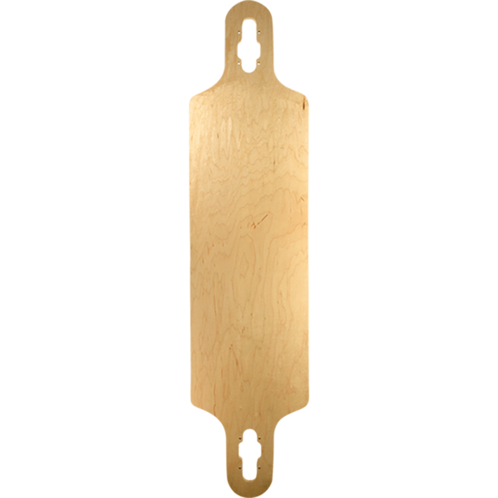 Blank H8 Lb Drop Through Skateboard Deck 10x41 Natural Maple - Perfect for Cruising, Commuting & Downhill Riding (Deck Only)