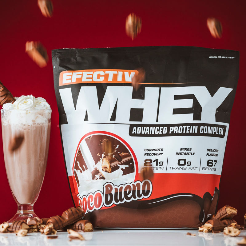 Efectiv Nutrition Whey Protein Powder 2kg (4.4 lbs) - Premium Muscle Recovery & Growth Supplement for Athletes & Fitness Enthusiasts | Post-Workout, Meal Replacement & Healthy Lifestyle Support