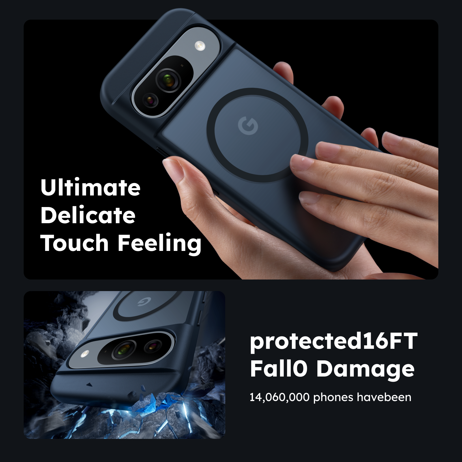 Premium Guardian Mag Case for Google Pixel 9a - Slim Protective Cover with Magnetic Mount | Perfect for Work, Travel & Everyday Use