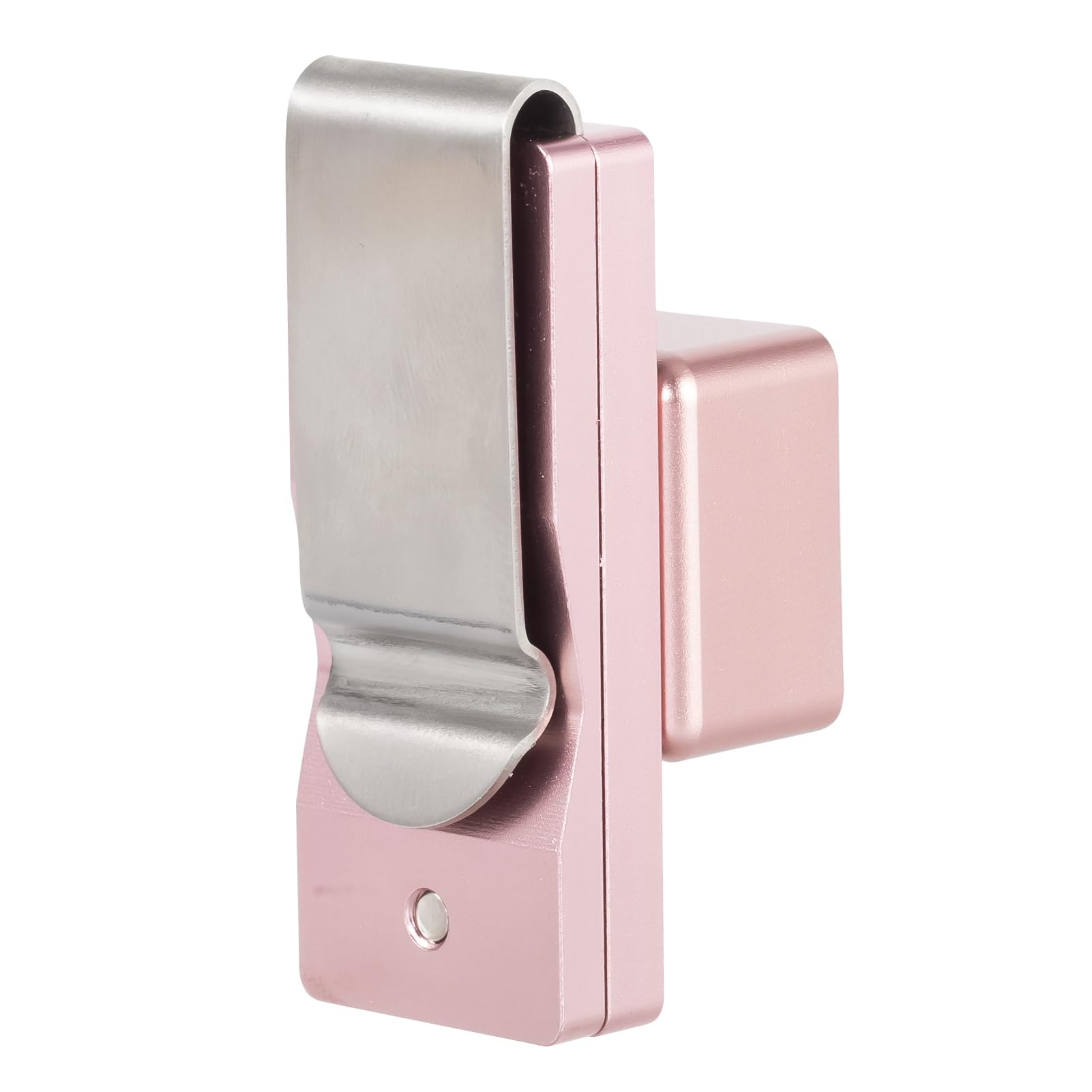 Jadeshay Magnetic Billiard Chalk Holder - Portable Mini Aluminum Cue Tip Chalk Carrier with Clip - Rust-Resistant & Mess-Free Chalk for Pool, Snooker & Game Room Accessories - Perfect for Bars, Home Pool Tables & Professional Players