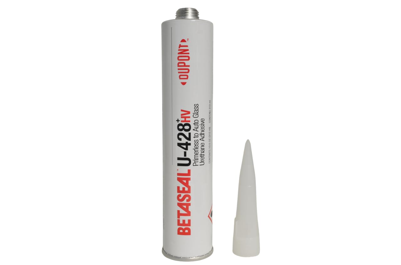 U-428 Dow Auto Glass Primerless Urethane Adhesive - 10 Pack for Windshield Repair & Car Glass Installation | Weatherproof Bonding Solution for DIY & Professional Automotive Applications