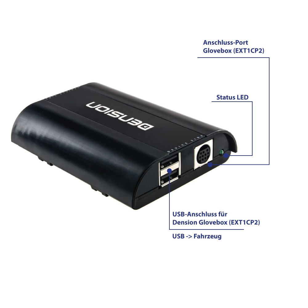 Dension DBU3GEN Universal Digital Radio DAB+ Interface for BMW, Audi, Seat, Skoda, Citroën - Factory USB Port - Car & Home Audio Upgrade - Perfect for Streaming Music & Enhancing In-Car Entertainment