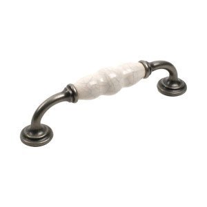 Century Cabinet Pulls 100 Pack - 128mm Hole Center - Modern Cabinet Handles & Drawer Pulls for Kitchen & Bathroom - Durable Hardware for Cabinets, Dressers & Furniture (Model 27438-APGY)