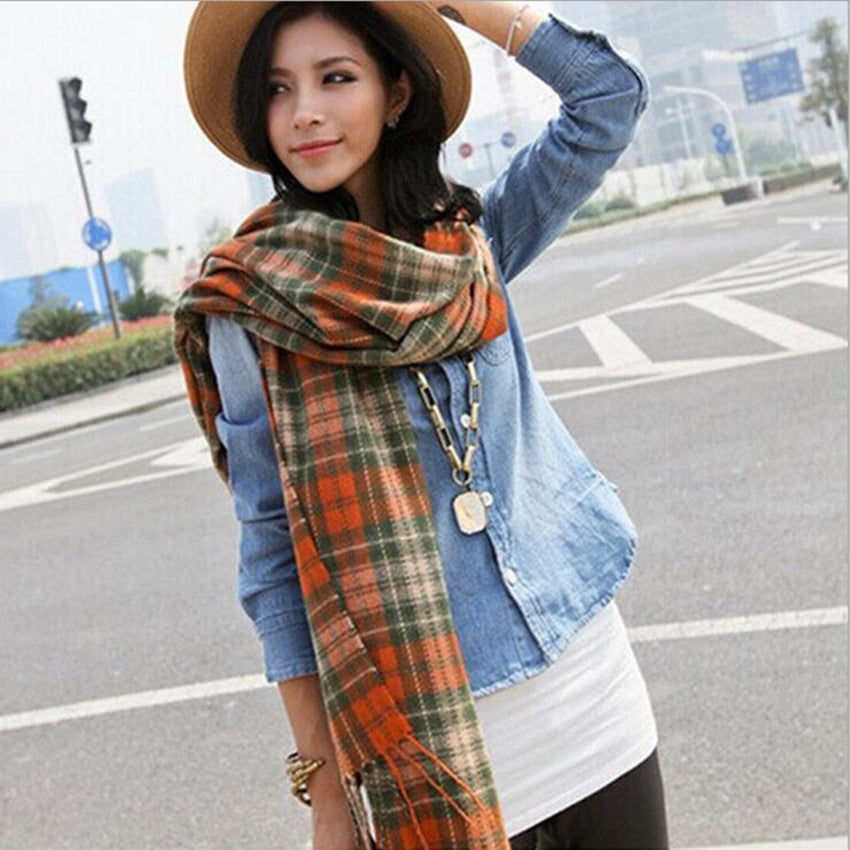 Luxury Cashmere Scarf for Women - Soft Winter Wrap Shawl - Perfect for Cold Weather, Office & Evening Outfits