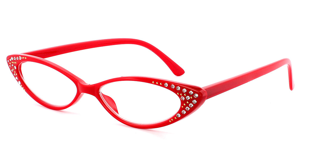 Stylish Jeweled Cat Eye Glasses RD RH3211 - Elegant Women's Eyewear for Fashion & Everyday Wear
