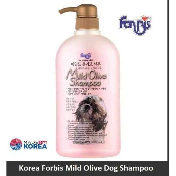 **Forbis Mild Olive Dog Shampoo for Puppies – Gentle & Hypoallergenic Pet Wash (2 Sizes) – Ideal for Sensitive Skin & Daily Bathing**