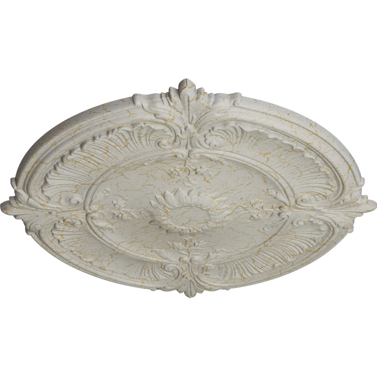 Ekena Millwork CM30ATPCC Attica Acanthus Leaf Ceiling Medallion - 30 1/8