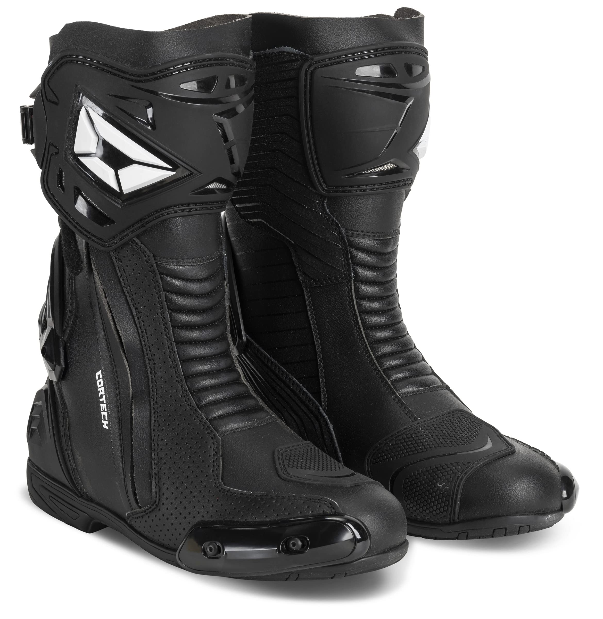 Cortech Men's Adrenaline GP Motorcycle Boots - Durable Racing Boots for Men with Ankle Protection - Perfect for Motorcycle Racing, Track Days & Street Riding