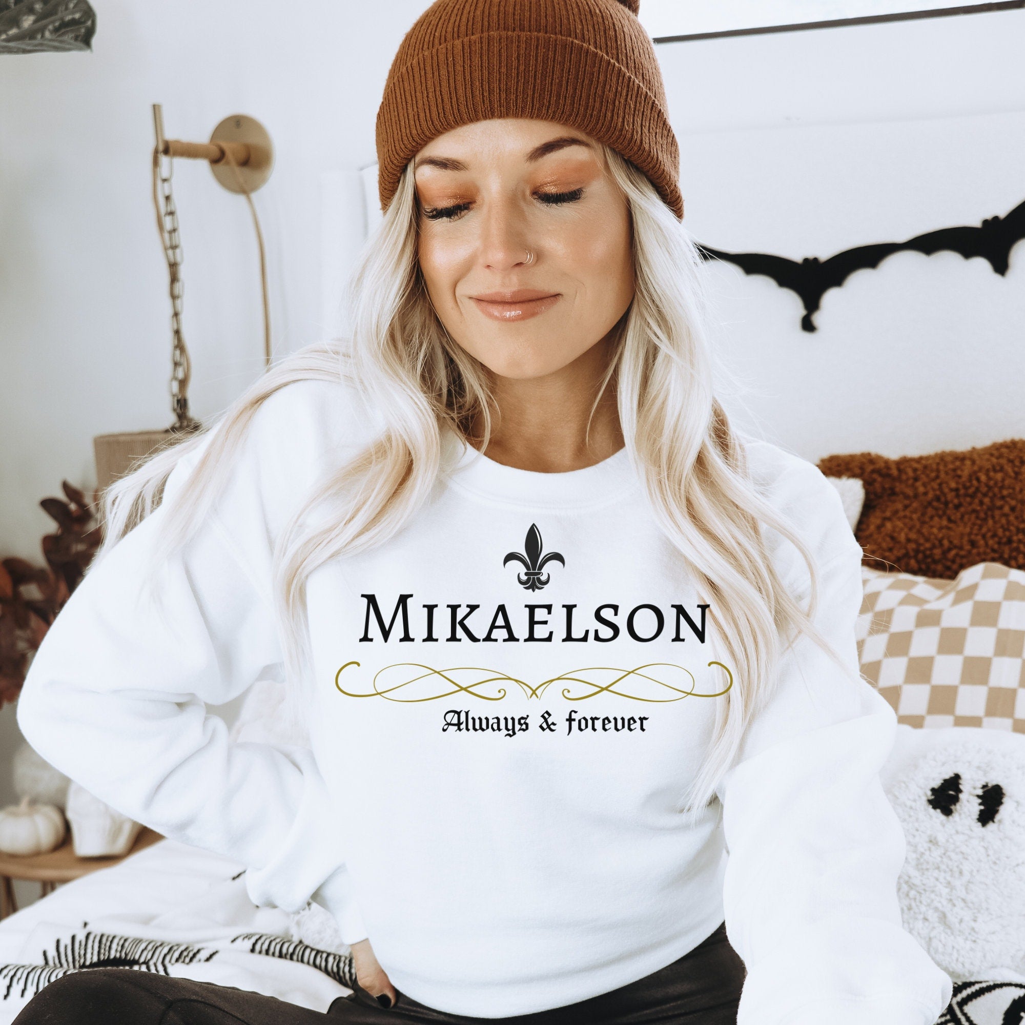 The Originals Always & Forever Sweatshirt | Klaus Mikaelson Hoodie | TVD Fan Merch | Vampire Diaries Gift | Perfect for Cosplay & TV Show Marathons