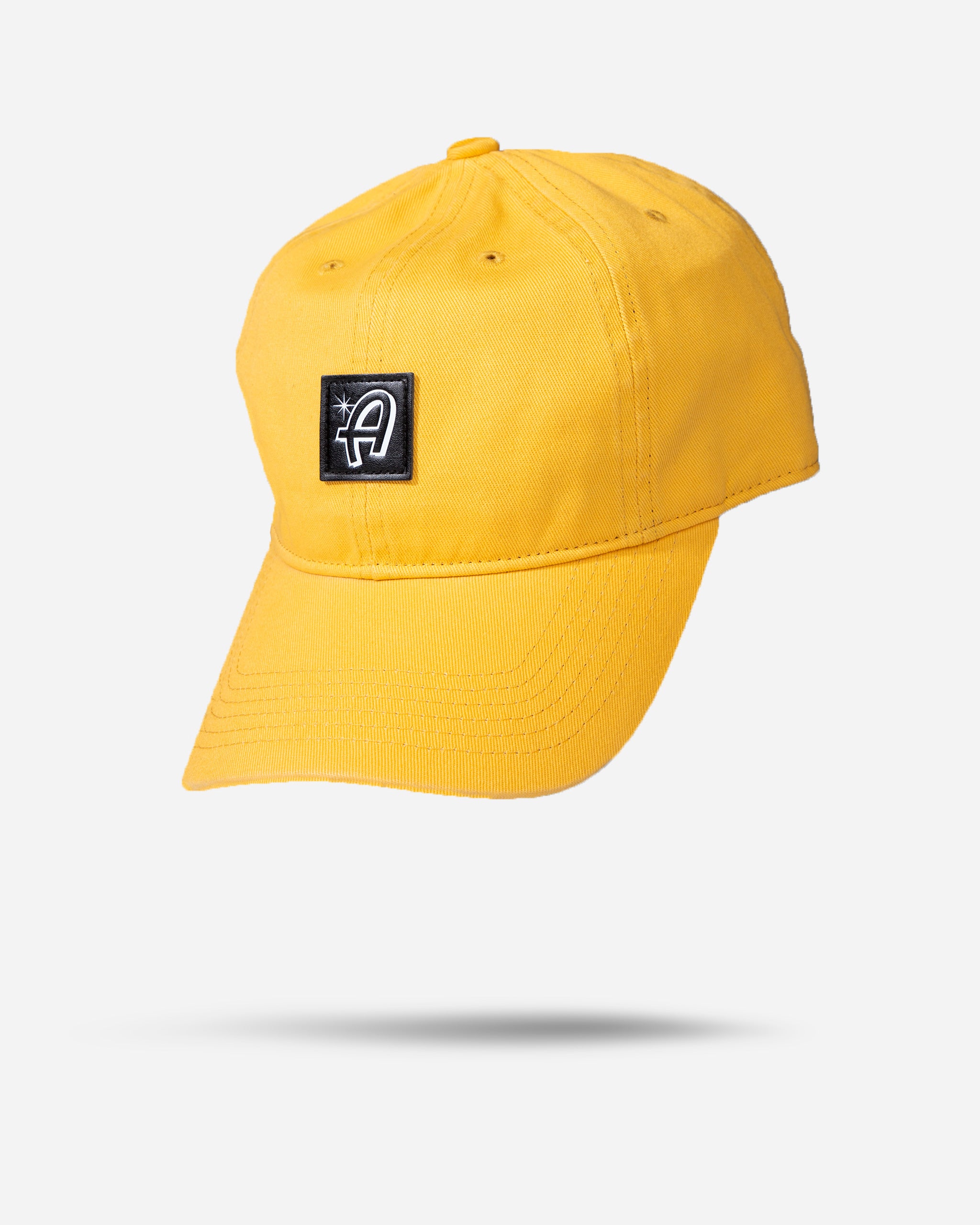 Adam's Yellow Square Logo Dad Hat - Adjustable Cotton Baseball Cap for Men & Women - Perfect for Outdoor Activities, Sports & Casual Wear