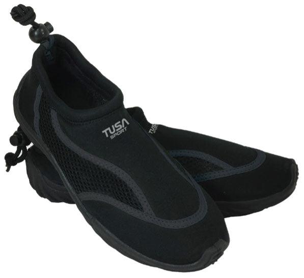TUSA SPORT UA0101 Water Shoes for Men & Women - Lightweight Quick-Dry Aqua Socks for Swimming, Beach, Surfing & Water Sports (Black/Black, 2024 Model)
