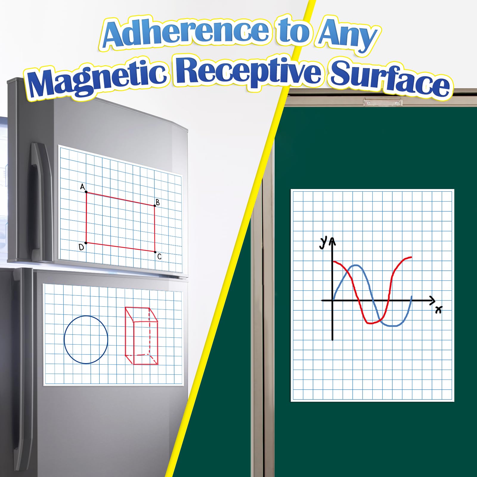 Aizweb Giant Magnetic Graph Paper - 21.5