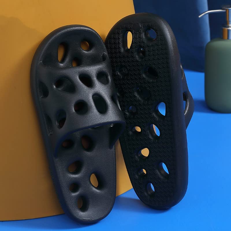 Men's Soft Sole Anti-Slip Home Slippers - Breathable & Water-Resistant Indoor/Outdoor House Shoes for Comfort & Coolness - Perfect for Relaxing, Lounging & Backyard Use