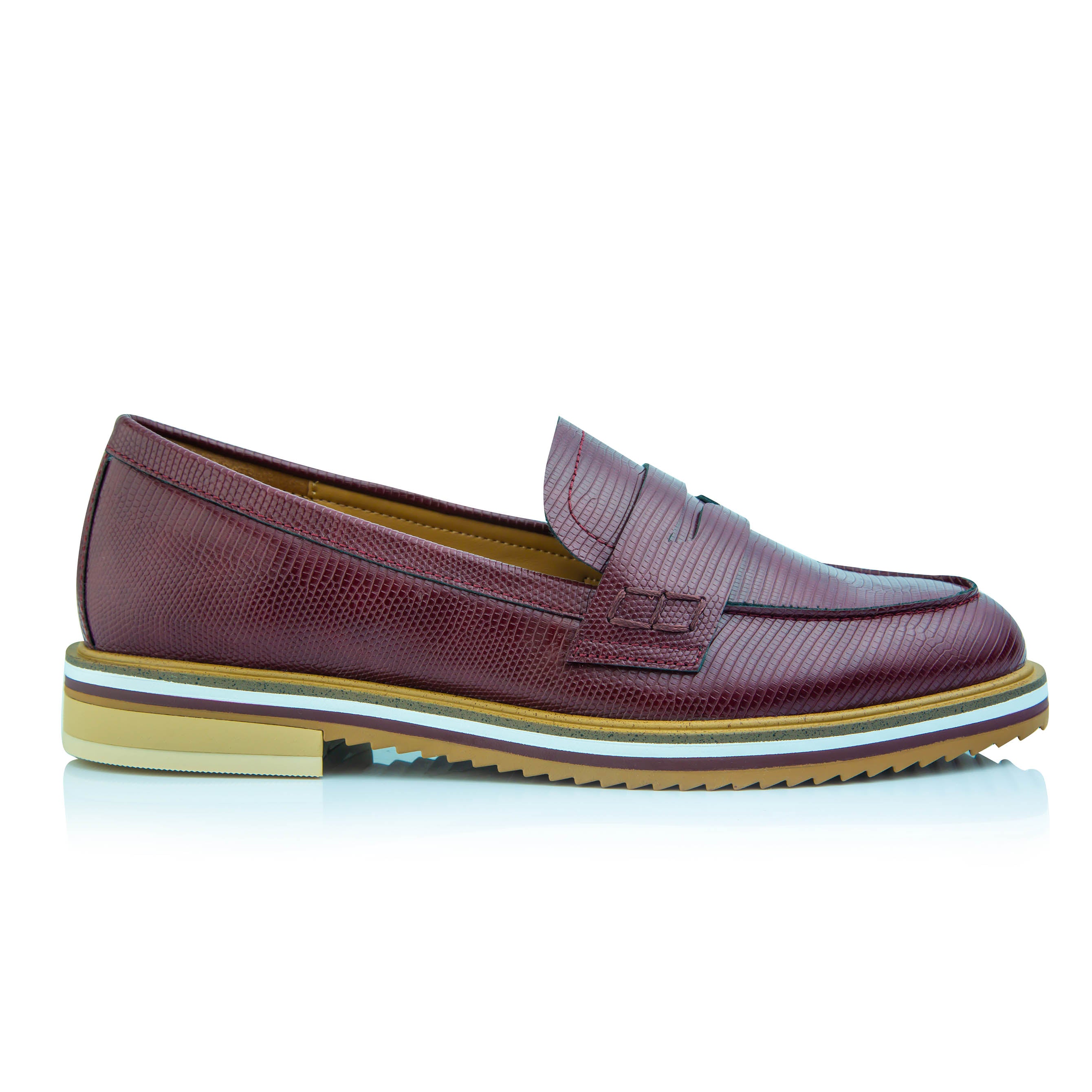 Maroon Vegan Leather